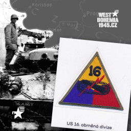 Samolepka US 16. obrněná divize